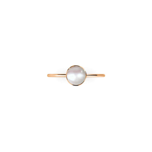 Or Rose Vermeil | Anneau de perle naturelle
